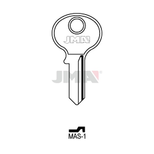 [MAS-1] Clé plate acier MAS-1