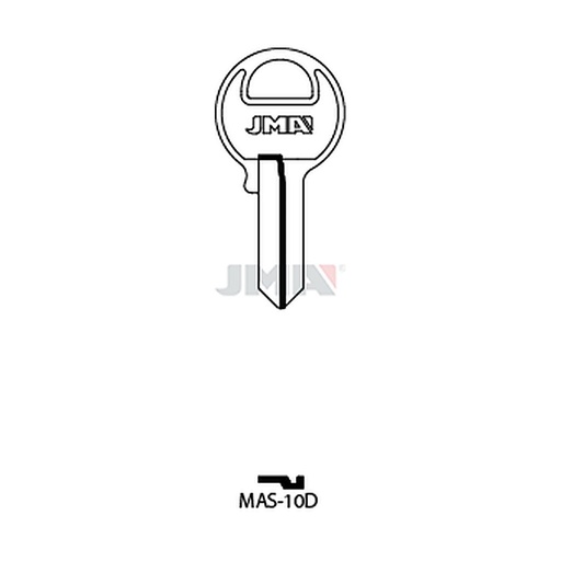 [MAS-10D] Clé plate laiton MAS-10D