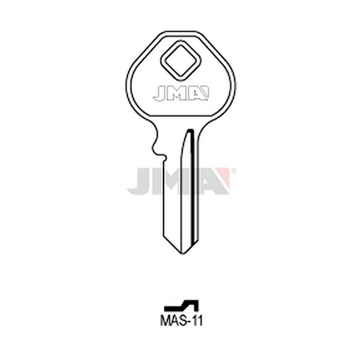 [MAS-11] Clé plate acier MAS-11
