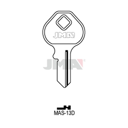 [MAS-13D] Clé plate acier MAS-13D