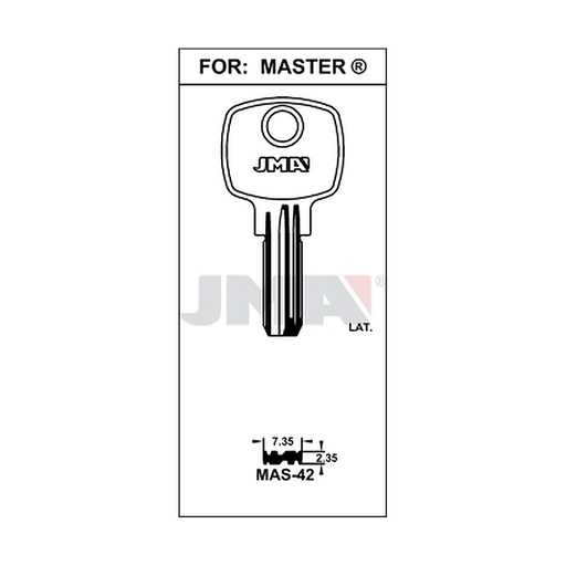 [MAS-42] Clé cadenas masterlock petit modèle MAS-42