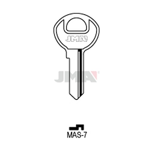 [MAS-7] Clé plate laiton MAS-7