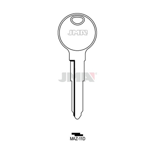 [MAZ-11D] Clé plate acier MAZ-11D