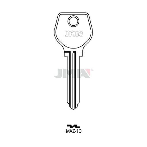 [MAZ-1D] Clé plate acier MAZ-1D