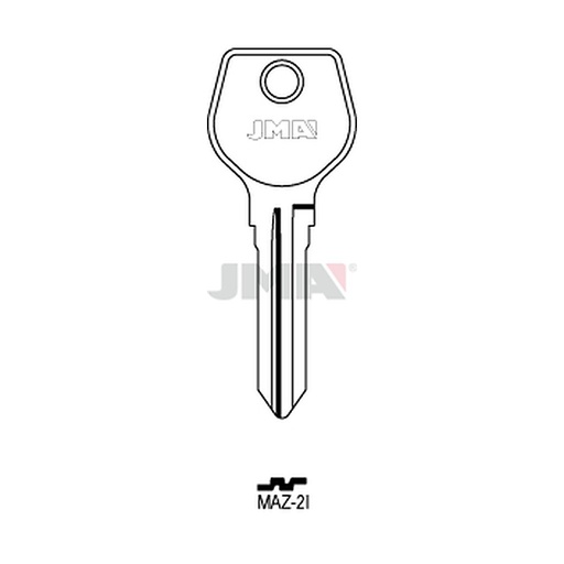 [MAZ-2I] Clé plate acier MAZ-2I