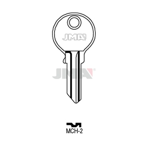 [MCH-2] Clé plate laiton MCH-2
