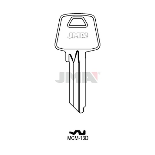[MCM-13D] Clé plate acier MCM-13D