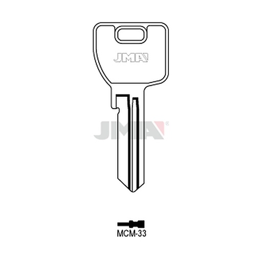 [MCM-33] Clé plate acier MCM-33