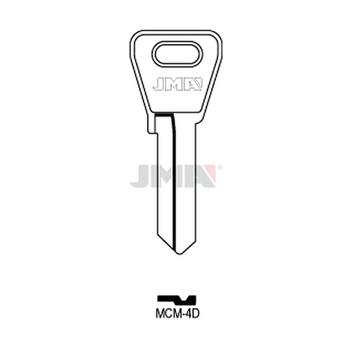 [MCM-4D] Clé plate acier MCM-4D