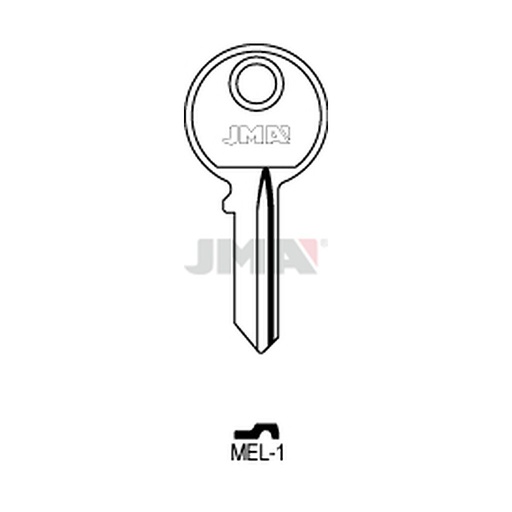 [MEL-1] Clé plate acier MEL-1