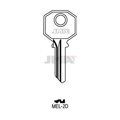 [MEL-2D] Clé plate acier MEL-2D