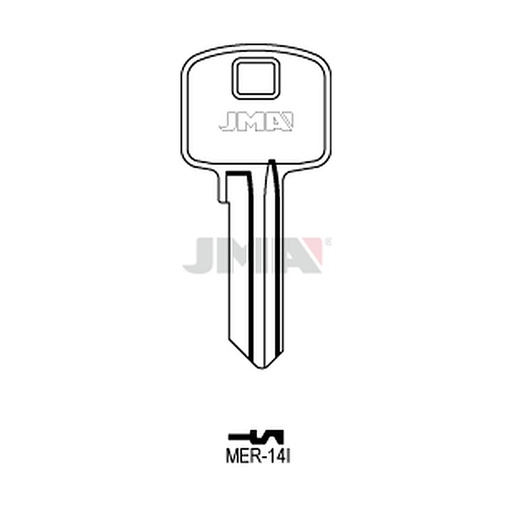 [MER-14I] Clé plate acier MER-14I