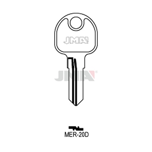[MER-20D] Clé plate acier MER-20D