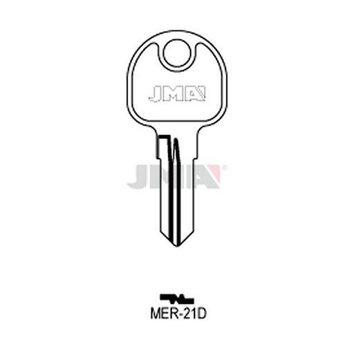 [MER-21D] Clé plate acier MER-21D