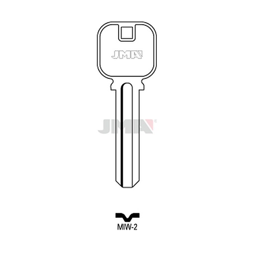 [MIW-2] Clé plate ps laiton MIW-2