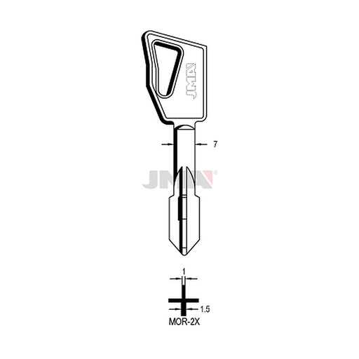 [MOR-2X] Clé cruciforme MOR-2X