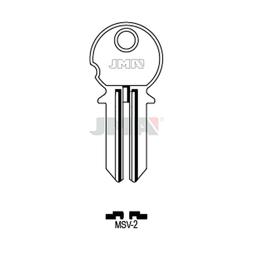 [MSV-2] Clé plate acier MSV-2