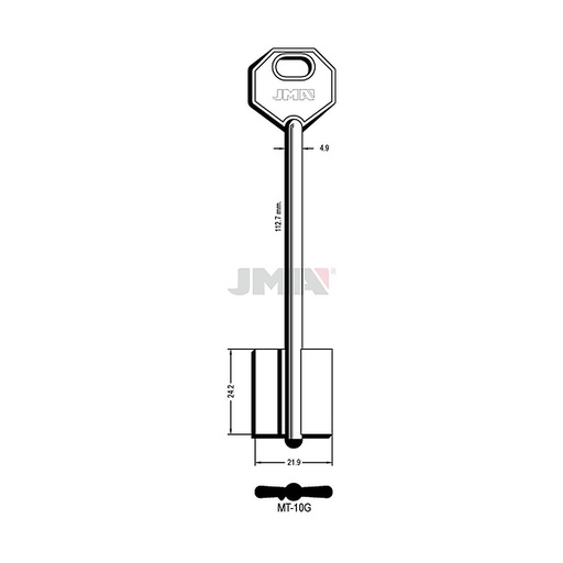 [MT-10G] Clé dp tf l 101 a 145 mm MT-10G