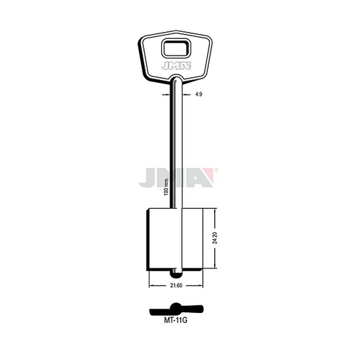 [MT-11G] Clé dp tf l 71 a 100 mm MT-11G