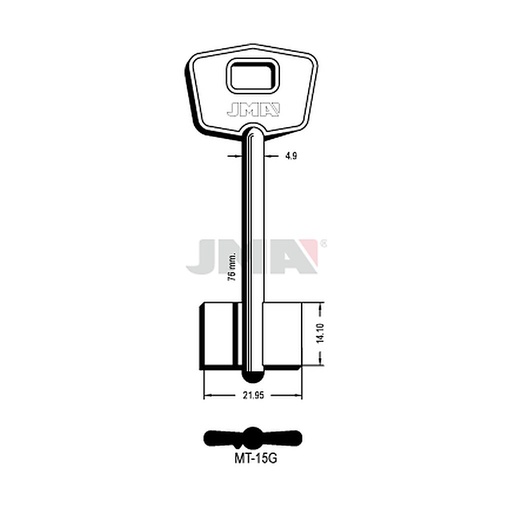 [MT-15G] Clé dp tf l 71 a 100 mm MT-15G