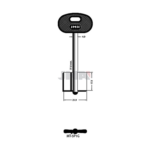 [MT-5P1G] Clé dp tf l 101 a 145 mm MT-5P1G