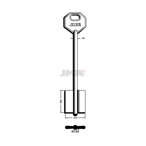 [MT-6G] Clé dp tf l 101 a 145 mm MT-6G