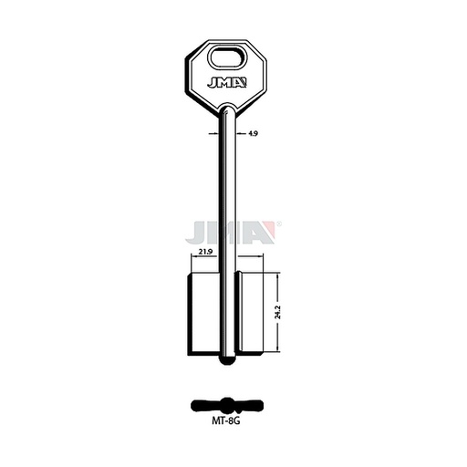 [MT-8G] Clé dp tf l 71 a 100 mm MT-8G