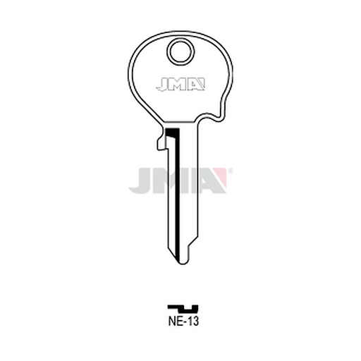 [NE-13] Clé plate acier NE-13