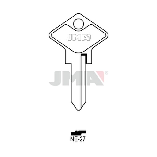 [NE-27] Clé plate laiton NE-27