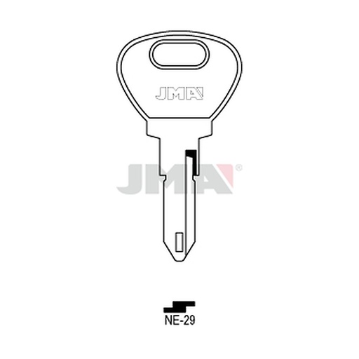 [NE-29] Clé plate acier NE-29