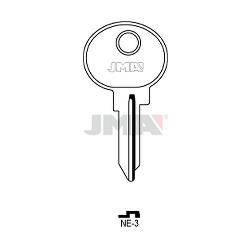 [NE-3] Clé plate acier NE-3