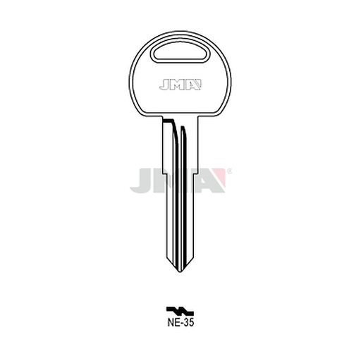 [NE-35] Clé plate acier NE-35