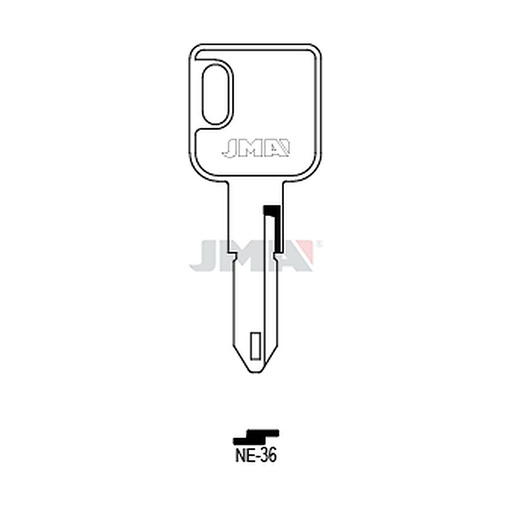 [NE-36] Clé plate acier NE-36
