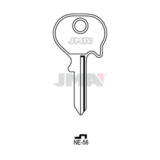 [NE-56] Clé plate acier NE-56