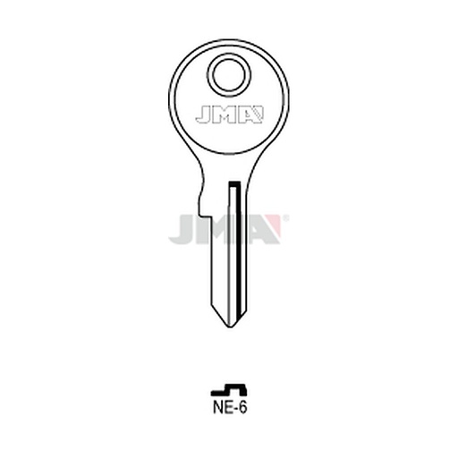 [NE-6] Clé plate acier NE-6