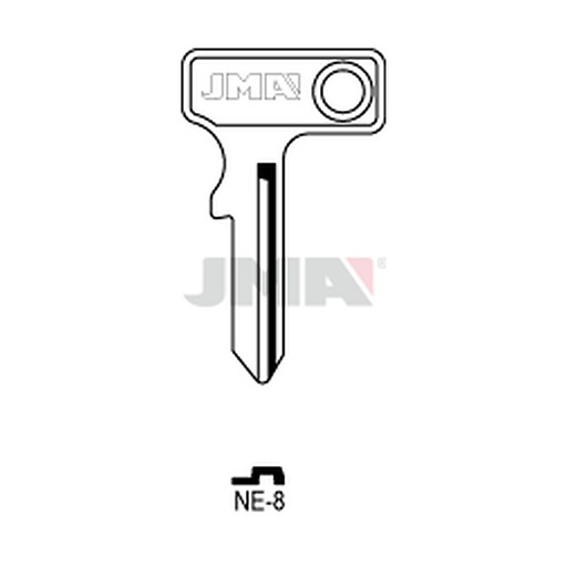 [NE-8] Clé plate acier NE-8