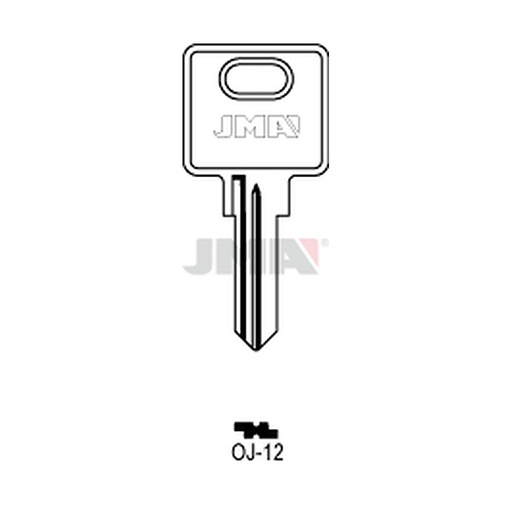 [OJ-12] Clé plate acier OJ-12