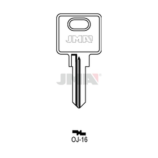[OJ-16] Clé plate acier OJ-16