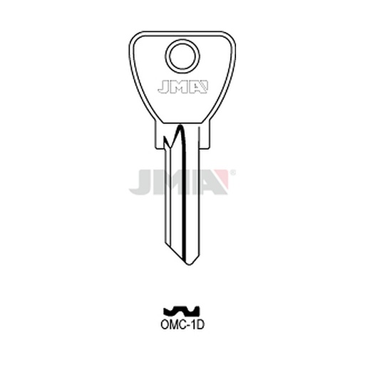 [OMC-1D] Clé plate acier OMC-1D