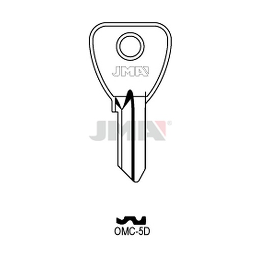 [OMC-5D] Clé plate acier OMC-5D