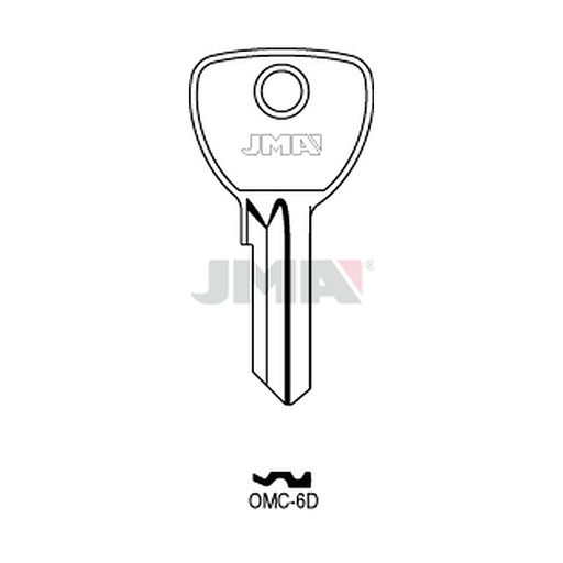 [OMC-6D] Clé plate acier OMC-6D