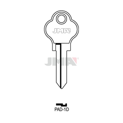 [PAD-1D] Clé plate acier PAD-1D
