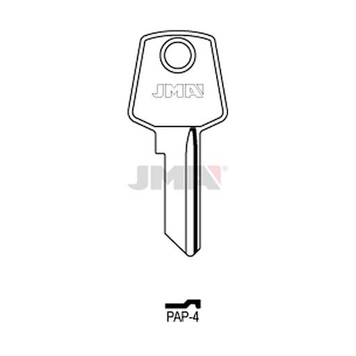 [PAP-4] Clé plate acier PAP-4