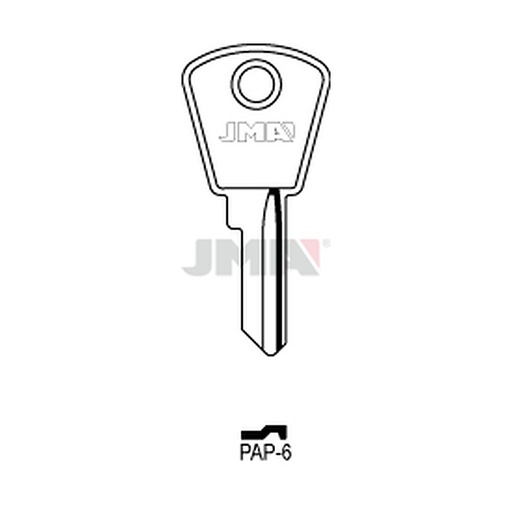 [PAP-6] Clé plate acier PAP-6