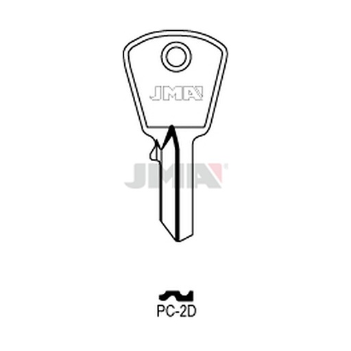 [PC-2D] Clé plate laiton PC-2D