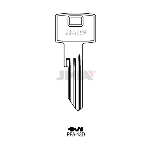 [PFA-13D] Clé plate ps acier PFA-13D
