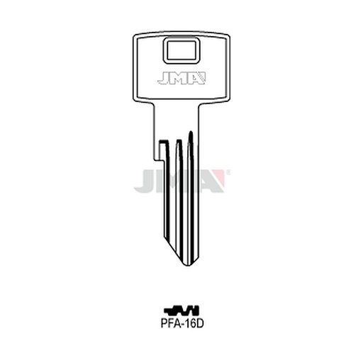 [PFA-16D] Clé plate ps acier PFA-16D