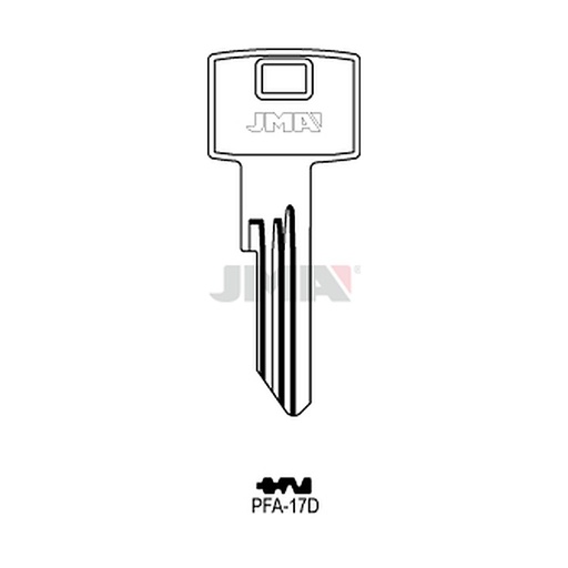 [PFA-17D] Clé plate ps acier PFA-17D