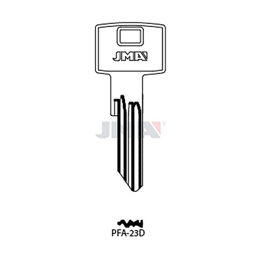 [PFA-23D] Clé plate ps acier PFA-23D