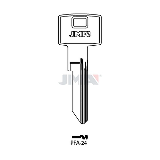 [PFA-24] Clé plate ps acier PFA-24
